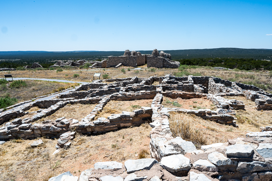 Salinas Pueblo Missions Nat'l Mon - a mix of Native Amer and Spanish villages