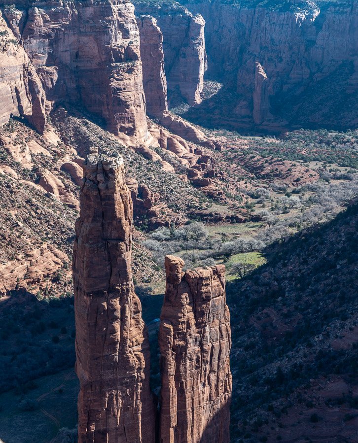 Spider rock in Canyon de Chelly - Jeep commercial fame