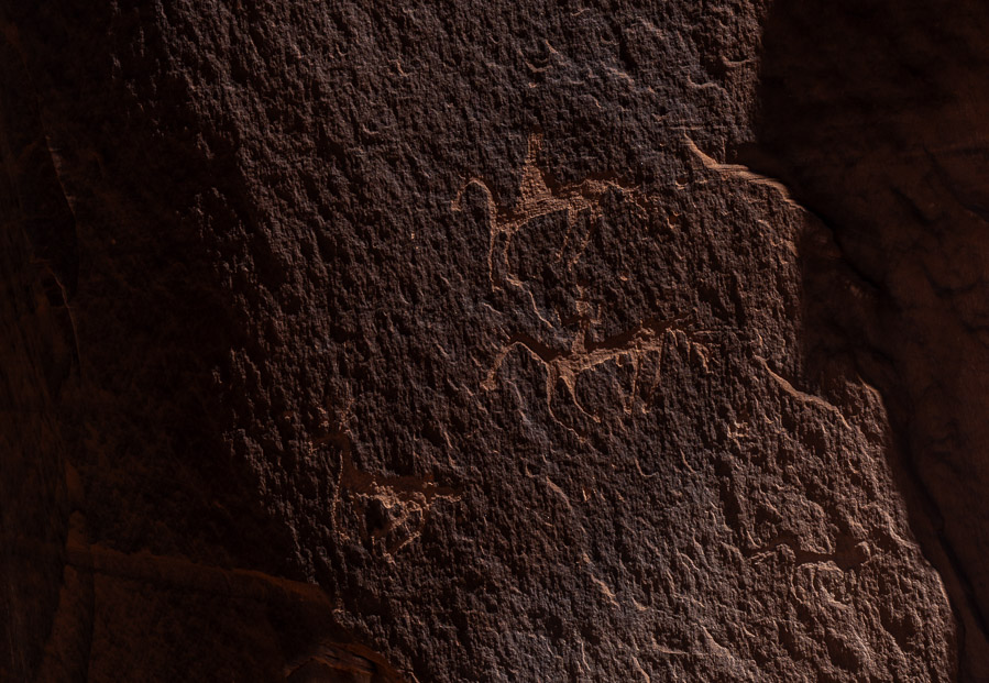 Petroglyphs in Canyon de Chelly