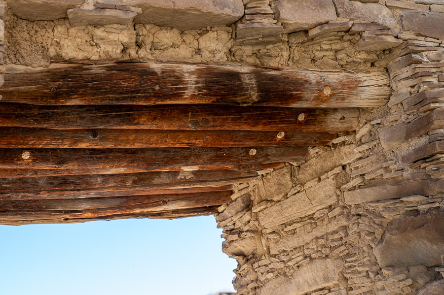 Wood with cores taken for dating in Chaco Canyon