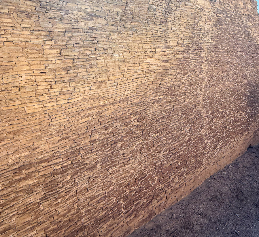Wall close-up Chetro Ketl 